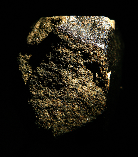 The Nahkla, a rare Martian meteorite, which landed in Egypt in 1911 on display at Natural History Museum’s the Vault in London.